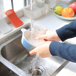 镂空百洁布不藏污纳垢越洗越健康不沾油清洁布洗碗布硅胶材质健康