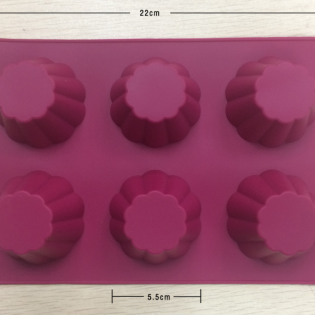 Flower shape cup cake mold