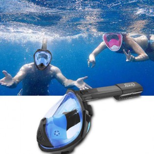 潜面罩全干式呼吸管器潜水镜浮潜装游泳装备