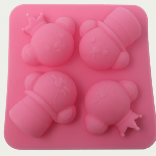 Silicone cup cake mold