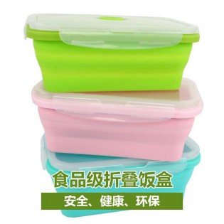 防水食品级硅胶饭盒